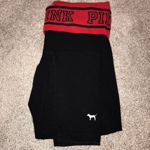 Victoria Secret PINK Fold Over Leggings- Medium